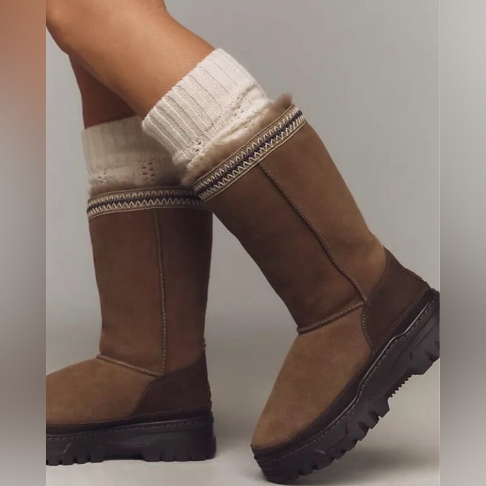 UGG®Classic Tall Trail Gaze Waterproof
Boot (Women) NWB
Color : HICKORY
